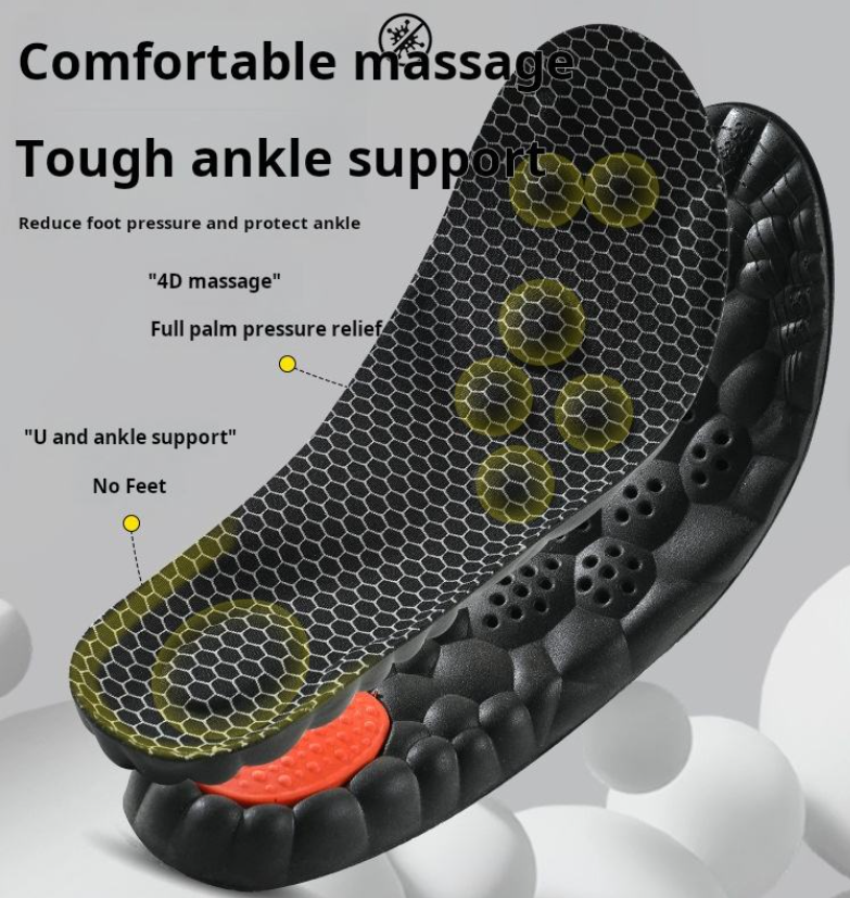 Heavy-Duty Work Boot Insoles - All-Day Comfort & Support